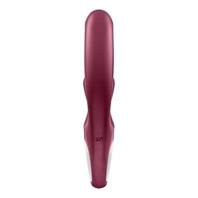 SATISFYER LOVE ME VIBRADOR RABBIT ROJO