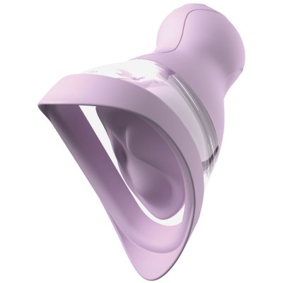 FANTASY FOR HER VELOURA TOUCH PLEASURE PUMP BOMBA INTIMA CON SUCCION Y VIBRACION MORADA