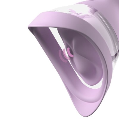 FANTASY FOR HER VELOURA TOUCH PLEASURE PUMP BOMBA INTIMA CON SUCCION Y VIBRACION MORADA