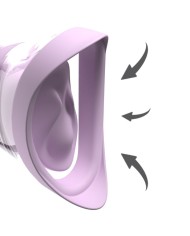 FANTASY FOR HER VELOURA TOUCH PLEASURE PUMP BOMBA INTIMA CON SUCCION Y VIBRACION MORADA
