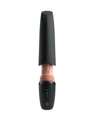 KING COCK PLUS THRUSTING COCK PRO DILDO DE SILICONA CON EMPUJE VIBRACION Y CALOR LIGHT 127 CM