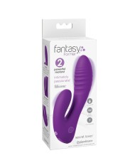 FANTASY FOR HER SECRET LOVER VIBRADOR DOBLE PUNTO G Y CLITORIS RECARGABLE MORADO
