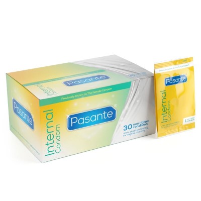 PASANTE INTERNAL PRESERVATIVOS FEMENINOS CAJA 30 UNIDADES