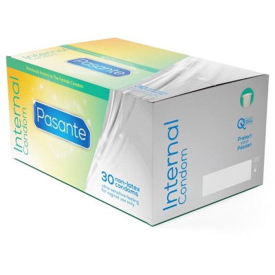 PASANTE INTERNAL PRESERVATIVOS FEMENINOS CAJA 30 UNIDADES