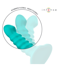 INTENSE BUFFY VIBRADOR TALLA S DISENO EN ESPIRAL 10 VIBRACIONES AZUL CONTROL REMOTO
