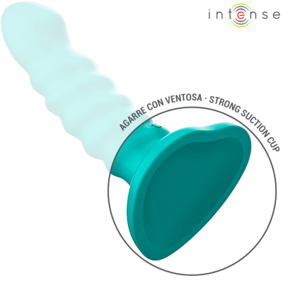 INTENSE BUFFY VIBRADOR TALLA S DISENO EN ESPIRAL 10 VIBRACIONES AZUL CONTROL REMOTO