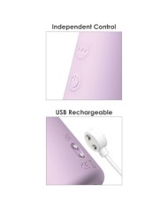 FANTASY FOR HER FANTASY TWIST VIBRADOR TWISTMOTION CON ROTACION Y EMPUJE MORADO