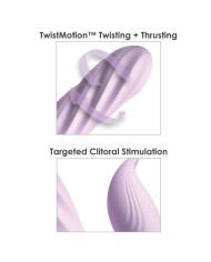 FANTASY FOR HER FANTASY TWIST VIBRADOR TWISTMOTION CON ROTACION Y EMPUJE MORADO