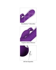 FANTASY FOR HER FANTASY WAVE VIBRADOR WAVEMOTION RECARGABLE MORADO