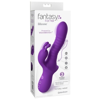 FANTASY FOR HER FANTASY WAVE VIBRADOR WAVEMOTION RECARGABLE MORADO