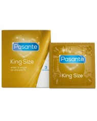PASANTE PRESERVATIVOS KING MS LARGOS Y ANCHOS 3 UNIDADES