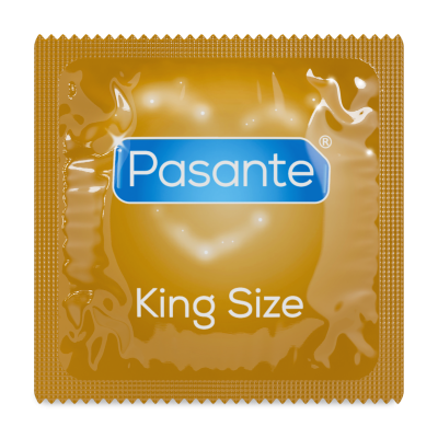 PASANTE PRESERVATIVOS KING MS LARGOS Y ANCHOS CAJA 144 UNIDADES