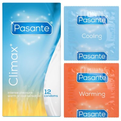 PASANTE CLIMAX 6 EFECTO CALOR 6 EFECTO FRIO 12 UNIDADES