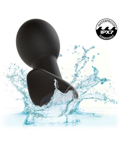 CALEXOTICS ROCK BOTTOM PLUG ANAL 10 VIBRACIONES SILICONA NEGRO CALEXOTICS ROCK BOTTOM PLUG ANAL 10 VIBRACIONES SILICONA NEGRO