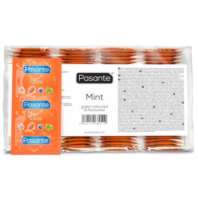 PASANTE PRESERVATIVO SABOR MENTA BOLSA 144 UNIDADES