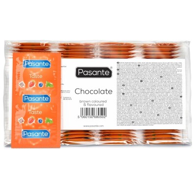 PASANTE PRESERVATIVO SABOR CHOCOLATE BOLSA 144 UNIDADES