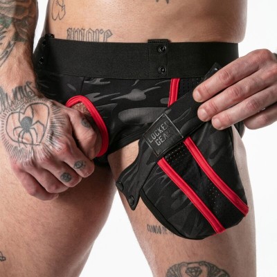 LOCKER GEAR FULL MILITARY ACCESS JOCK BRIEF ROJO S