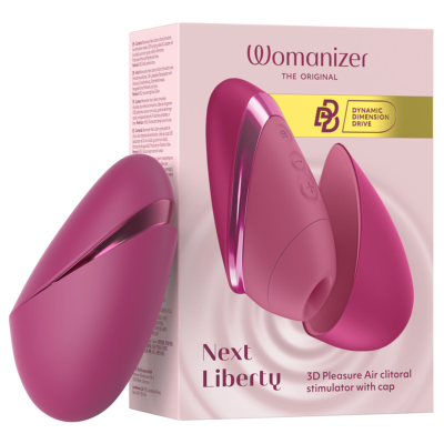 WOMANIZER NEXT LIBERTY ESTIMULADOR DE CLITORIS 3D PLEASURE AIR ROSA INTENSO