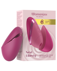 WOMANIZER NEXT LIBERTY ESTIMULADOR DE CLITORIS 3D PLEASURE AIR ROSA INTENSO