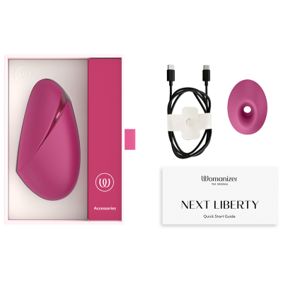 WOMANIZER NEXT LIBERTY ESTIMULADOR DE CLITORIS 3D PLEASURE AIR ROSA INTENSO