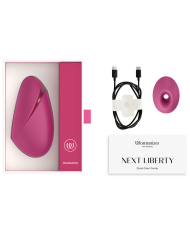WOMANIZER NEXT LIBERTY ESTIMULADOR DE CLITORIS 3D PLEASURE AIR ROSA INTENSO