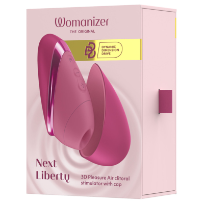 WOMANIZER NEXT LIBERTY ESTIMULADOR DE CLITORIS 3D PLEASURE AIR ROSA INTENSO