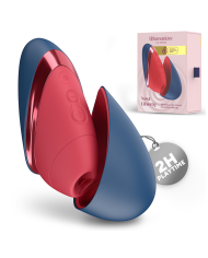 WOMANIZER NEXT LIBERTY ESTIMULADOR DE CLITORIS 3D PLEASURE AIR AZUL ROJO