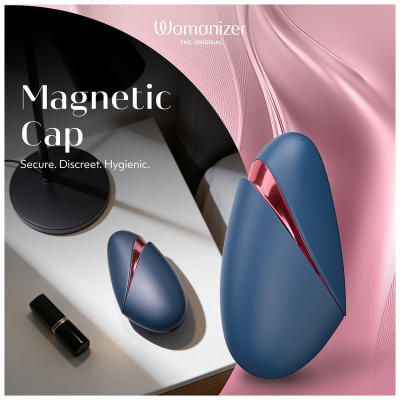 WOMANIZER NEXT LIBERTY ESTIMULADOR DE CLITORIS 3D PLEASURE AIR AZUL ROJO