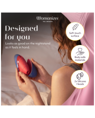 WOMANIZER NEXT LIBERTY ESTIMULADOR DE CLITORIS 3D PLEASURE AIR AZUL ROJO