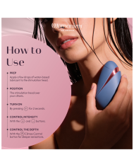 WOMANIZER NEXT LIBERTY ESTIMULADOR DE CLITORIS 3D PLEASURE AIR AZUL ROJO