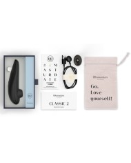 WOMANIZER CLASSIC 2 ESTIMULADOR DE CLITORIS POR SUCCION 10 NIVELES NEGRO