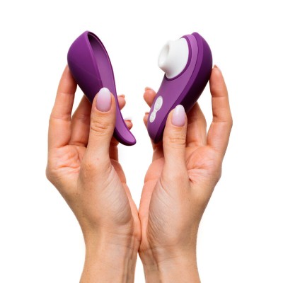 WOMANIZER LIBERTY 2 ESTIMULADOR DE CLITORIS POR SUCCION 8 NIVELES MORADO