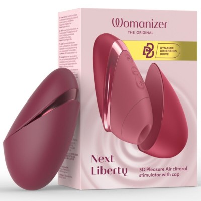 WOMANIZER NEXT ESTIMULADOR DE CLITORIS POR SUCCION 14 NIVELES BURDEOS