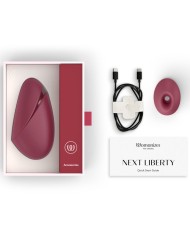 WOMANIZER NEXT ESTIMULADOR DE CLITORIS POR SUCCION 14 NIVELES BURDEOS