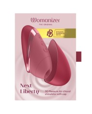 WOMANIZER NEXT ESTIMULADOR DE CLITORIS POR SUCCION 14 NIVELES BURDEOS