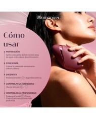 WOMANIZER NEXT ESTIMULADOR DE CLITORIS POR SUCCION 14 NIVELES BURDEOS