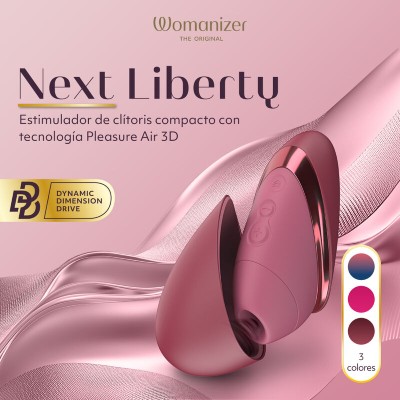 WOMANIZER NEXT ESTIMULADOR DE CLITORIS POR SUCCION 14 NIVELES BURDEOS