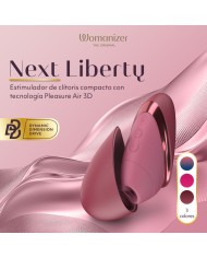 WOMANIZER NEXT ESTIMULADOR DE CLITORIS POR SUCCION 14 NIVELES BURDEOS