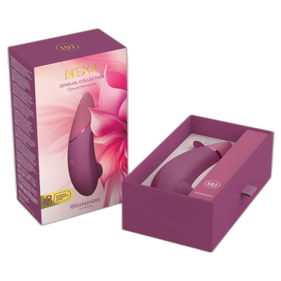 WOMANIZER NEXT ESTIMULADOR DE CLITORIS POR SUCCION 14 NIVELES ROSA EMPOLVADO