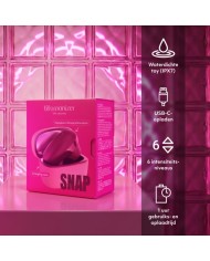 WOMANIZER SNAP ESTIMULADOR DE CLITORIS POR SUCCION 6 NIVELES BURDEOS