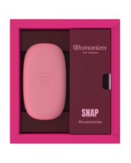 WOMANIZER SNAP ESTIMULADOR DE CLITORIS POR SUCCION 6 NIVELES BURDEOS