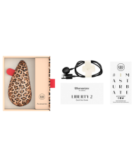 WOMANIZER LIBERTY 2 ESTIMULADOR DE CLITORIS POR SUCCION 8 NIVELES ESTAMPADO DE LEOPARDO