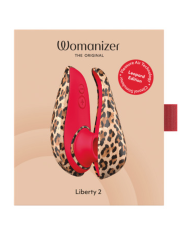 WOMANIZER LIBERTY 2 ESTIMULADOR DE CLITORIS POR SUCCION 8 NIVELES ESTAMPADO DE LEOPARDO