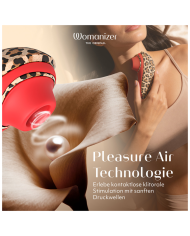 WOMANIZER LIBERTY 2 ESTIMULADOR DE CLITORIS POR SUCCION 8 NIVELES ESTAMPADO DE LEOPARDO