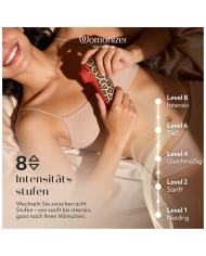 WOMANIZER LIBERTY 2 ESTIMULADOR DE CLITORIS POR SUCCION 8 NIVELES ESTAMPADO DE LEOPARDO