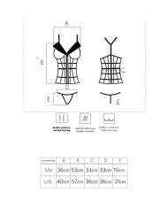 LIVCO CORSETTI FASHION LAURA LC 20215 CORSET TANGA L XL