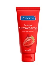 PASANTE SENSUAL STRAWBERRY LUBRICANTE INTIMO BASE AGUA SABOR FRESA 75 ML