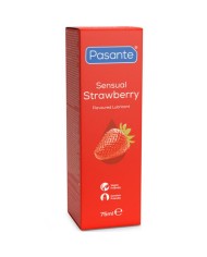 PASANTE SENSUAL STRAWBERRY LUBRICANTE INTIMO BASE AGUA SABOR FRESA 75 ML