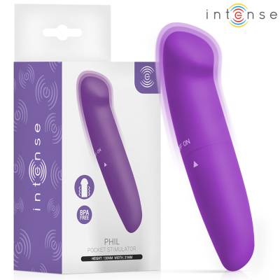 INTENSE PHIL VIBRADOR PUNTO G LILA 13 CM