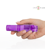 INTENSE KURT MINI MASAJEADOR CON 4 CABEZALES INTERCAMBIABLES LILA